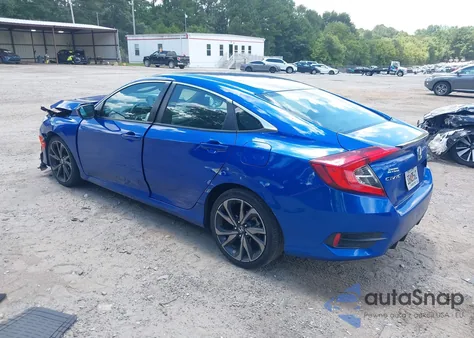 2021 Honda Civic Sport z USA, uszkodzony, nr VIN 19XFC2F88ME002649